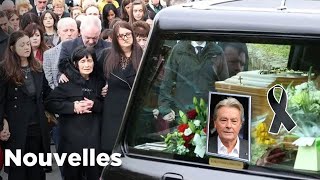 FUNÉRAILLES SOUDAINS  Alain Delon est décédé faisant fondre en larmes le cœur des fans [upl. by Aramanta]