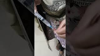 injection fill into the syringe byDoctor Zainab Malik injectionviralyoutubeshorts iv Dr [upl. by Ziagos295]