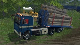 Farming Simulator 2015  Forestry on Bjornholm 002 [upl. by Marie-Jeanne]