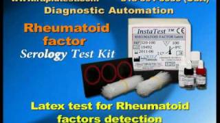 RF Rheumatoid Factor Serology kit [upl. by Harihs]