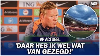 KOEMAN met één ding NIET BLIJ in Philips Stadion Dat is gek 😬 [upl. by Suilenrac498]