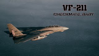 TOMCATS VF211 Fighting Checkmates   DCS Cinematic [upl. by Knowle]