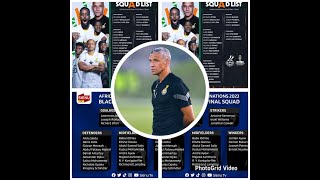 Ghana manager Chris Hughton explains his squad and why he left out certain players for afcon2023 [upl. by Ehrsam]