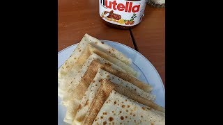 Crêpes avec 1 œuf économique et 100 recette réussite [upl. by Sproul]