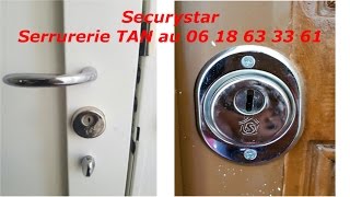 Tutoriel  comment changer le cylindre dune serrure Securystar [upl. by Switzer]