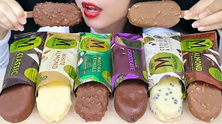 ASMR MAGNUM ICE CREAM BAR🍫 MAGNUM CLASSIC ALMOND MATCHA CRUMBLE COOKIES amp CREAM DOUBLE CHOCOLATE [upl. by Thain]