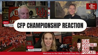 CFP Champ Reaction  Was Michigan the better team [upl. by Eatnahc]