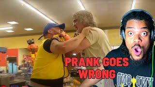 Prank Gone Wrong Prankster Gets Beaten Up amp Arrested Hilarious Reaction Video  King Sey [upl. by Eidoc]