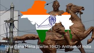 Jana Gana Mana Berlin 1942 Version Anthem of India [upl. by Arretal]