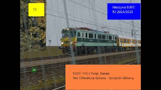 Maszyna EU07 RJ 20242025 14  19092024 [upl. by Ayrb824]