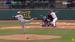 Baylor Baseball Highlights vs Rice [upl. by Rustin]