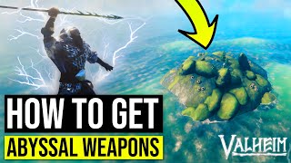 Valheim Tips Harpoon Spear amp Abyssal Dagger Guide  How to get and where to mine Chitin Location [upl. by Irep]