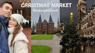 CHRISTMAS MARKET VLOG Hamburg amp Lübeck VLOG Christmas Market lezzetleri [upl. by Eedyah]