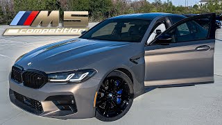 2022 BMW M5 Competition F90 Walkaround Review Exhaust Sound amp Launch [upl. by Aelanej543]