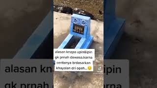 apakah benar upin dan ipin yang nyata sudah meninggal  kuburan upin amp ipin [upl. by Witha85]