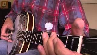 Beginning Bluegrass Banjo  Lesson 07  Rolls over the D7 chord [upl. by Aneekal]