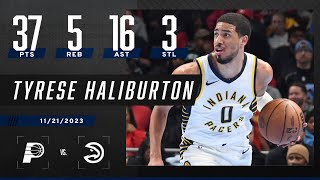 Tyrese Haliburton lead Pacers to the MOST TOTAL POINTS SCORED in franchise HISTORY 🔥  NBA on ESPN [upl. by Eerbua]