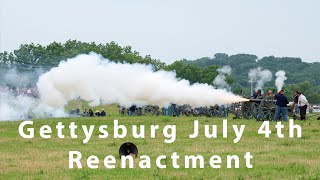 Gettysburg July 4th Reenactment [upl. by Marron]