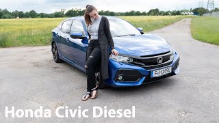 2019 Honda Civic 16 iDTEC Fahrbericht  Test der 9GangAutomatik  Autophorie [upl. by Michon]