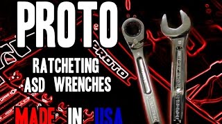 Proto ASD Ratcheting Spline Combination Wrenches  MADE IN USA [upl. by Yelkcub]