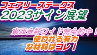 フェアリーステークス2023サイン展望｜予想のポイントは示唆の強○材料はコレ！ [upl. by Acirrej339]