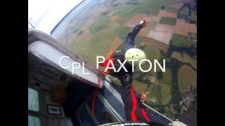 Caterham School CCF Parachute Jumps Exercise Skyfall 2014 Netheravon [upl. by Amalburga]