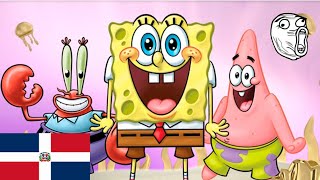 DON CANGREJO 🦀 DESPIDE A BOB ESPONJA 😂  DOBLAJE DOMINICANO 🇩🇴 [upl. by Anastice]