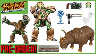 NEW Transformers Beast Wars Masterpiece Rhinox MP59 PREORDER [upl. by Nylessoj]