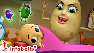 आलू कचालू दाँत साफ करता है Aloo Kachaloo  Hindi Rhymes amp Kids Cartoons  Infobells [upl. by Eyak670]