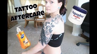 How to take care of a Healing Tattoo  Alyssa Nicole [upl. by Adyeren]