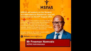 NSFAS Student Accommodation Roadshow [upl. by Zeiger]