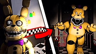 FREDBEAR HUNTED ME DOWN IN THIS FNAF FANGAME [upl. by Muryh]