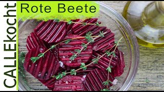 Rote Bete aus dem Backofen  Bester Geschmack und Farbe  Rezept [upl. by Stearne]