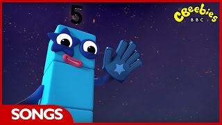 CBeebies  Numberblocks  Number Five Song [upl. by Joey461]