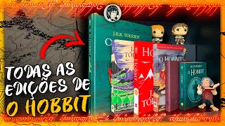 TODAS AS EDIÇÕES DE O HOBBIT  quotHarper Collins Brasilquot [upl. by Nevyar]