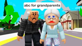 TURNING into EVIL GRANDPARENTS in BROOKKHAVEN [upl. by Ilarrold]