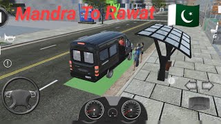 Playminibus City Driving Simulator1gameplay City Minibus Game With Real PhysicalMandra To Rawat🇵🇰 [upl. by Leisha]