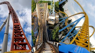 Every Roller Coaster At Hersheypark 4K Front Seat POV [upl. by Kinsley160]