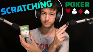 ASMR  Je tente le SCRATCHING avec du POKER [upl. by Ennej806]