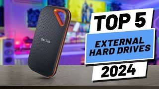 Top 5 BEST External Hard Drives In 2024 [upl. by Narud]