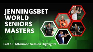 Day 1 Afternoon Session Highlights  JenningsBet World Seniors Masters [upl. by Garling]