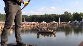 Oderus Urungus Viking Funeral Flaming Arrow Shot GWARBQ 2014 [upl. by Thais]