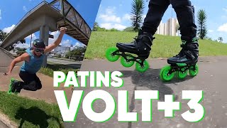 Patins 3 rodas Volt 3 [upl. by Saidnac752]