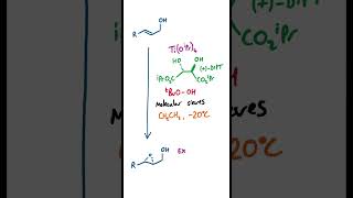 Sharpless Asymmetric Epoxidation chemistry organicchemistry ochem [upl. by Yesak]