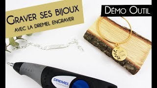 DIY Saint Valentin 💖 Comment graver ses bijoux avec la Dremel engraver [upl. by Neelyt]