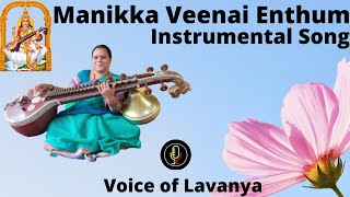 Veena Instrumental  Manikka Veenai Enthum  By Jayanthi Ramkumar  Tamil Song🎙️Voice of Lavanya [upl. by Rovaert]