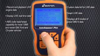 Actron AutoScanner Plus with CodeConnect [upl. by Sterrett877]