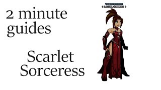 AQW 2 minute guides BloodScarlet Sorceress [upl. by Wini]