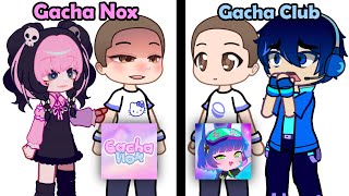 Gacha Club VS Gacha Nox 😳🙄 [upl. by Sulienroc]