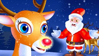 Rudolph the Red Nosed Reindeer  Christmas Song For Kids  Merry Christmas [upl. by Latton]